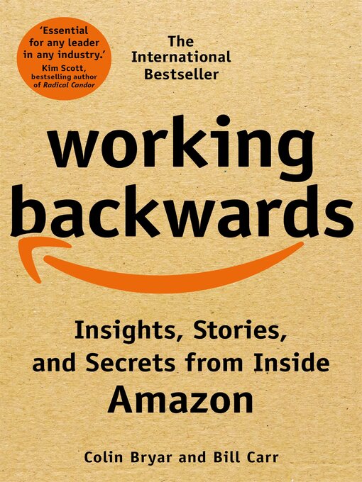 Title details for Working Backwards by Colin Bryar - Wait list